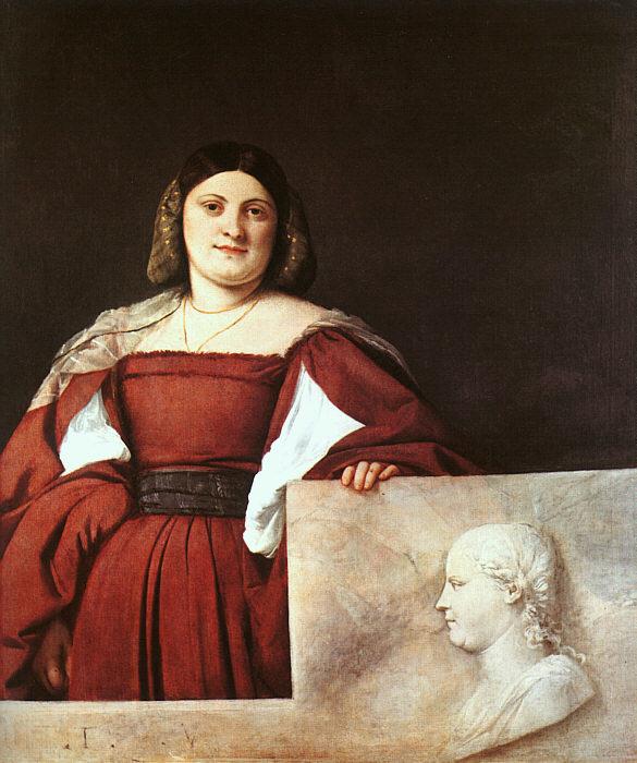  Titian Portrait of a Woman called La Schiavona France oil painting art